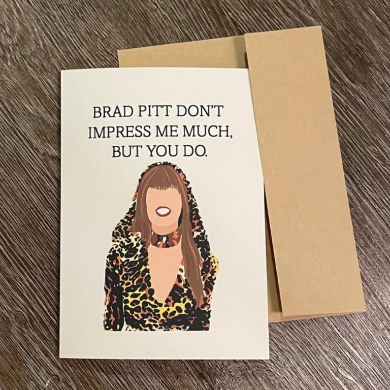 Shania Twain you impress me greeting card