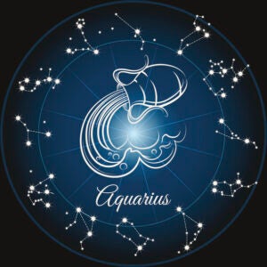 Zodiac sign aquarius