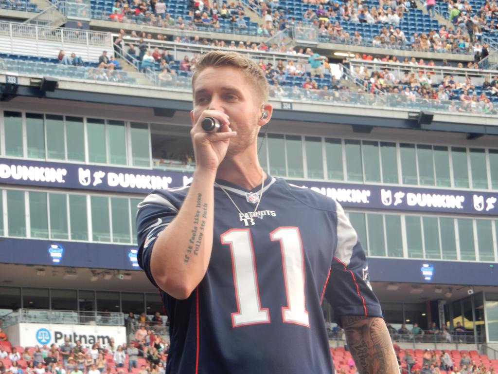 Brett Young at Gillette Stadium