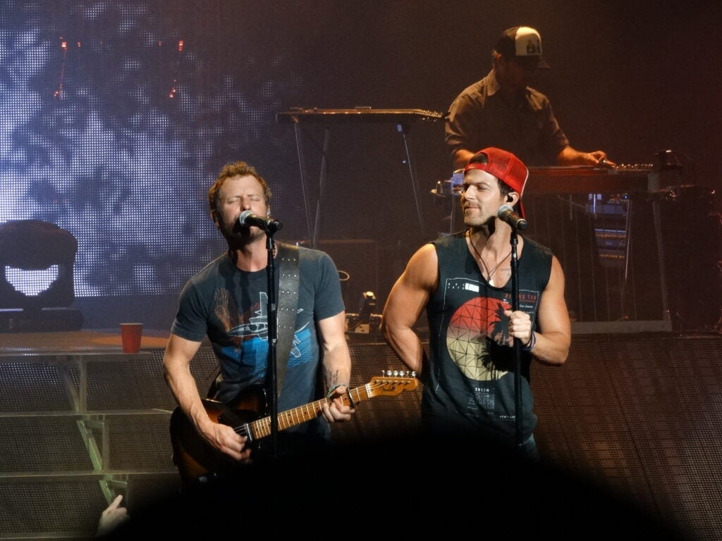 Dierks Bentley and Kip Moore