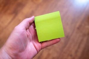 sticky note