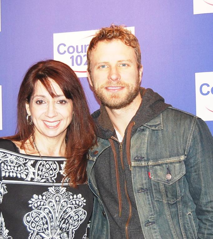 Dierks Bentley and kruser at hard rock