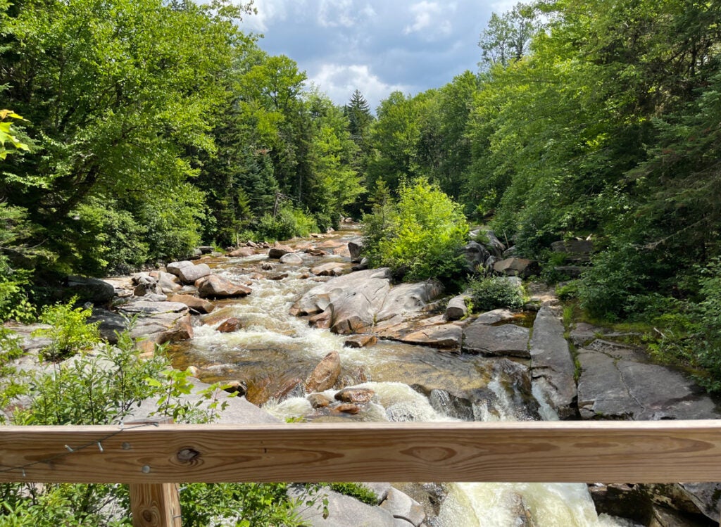 Bridge Crossing The Ammonoosuc River