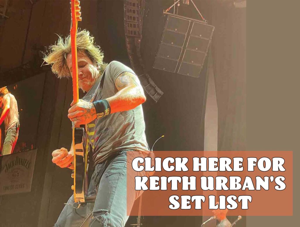 Keith Urban Set List