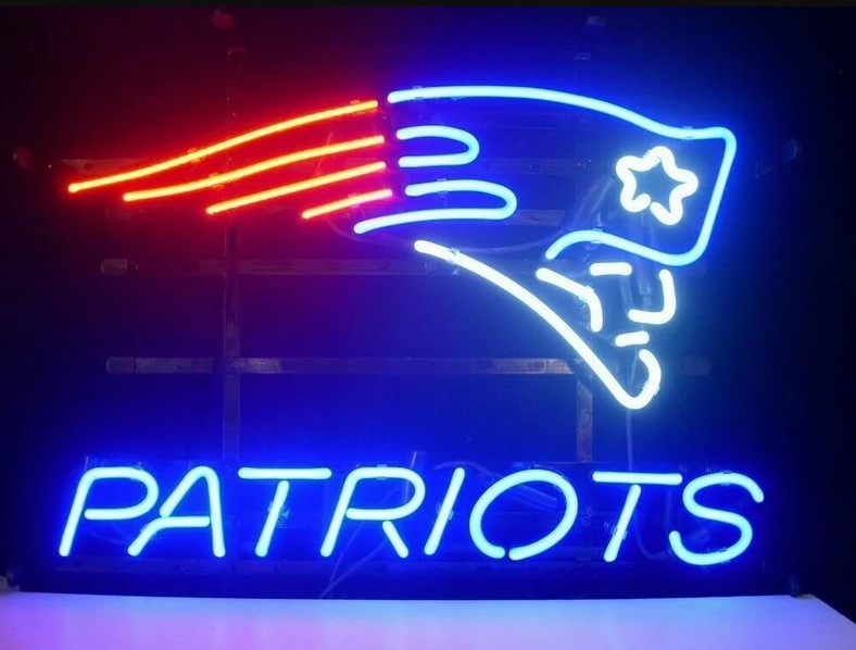 patriots neon sign