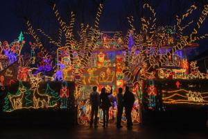 Suburbia Lights Up For Christmas