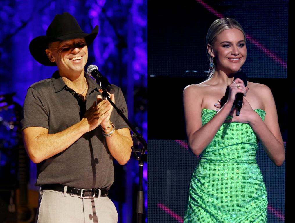 Kenny Chesney Catches Kelsea Ballerini Napping