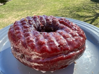 red velvet donut