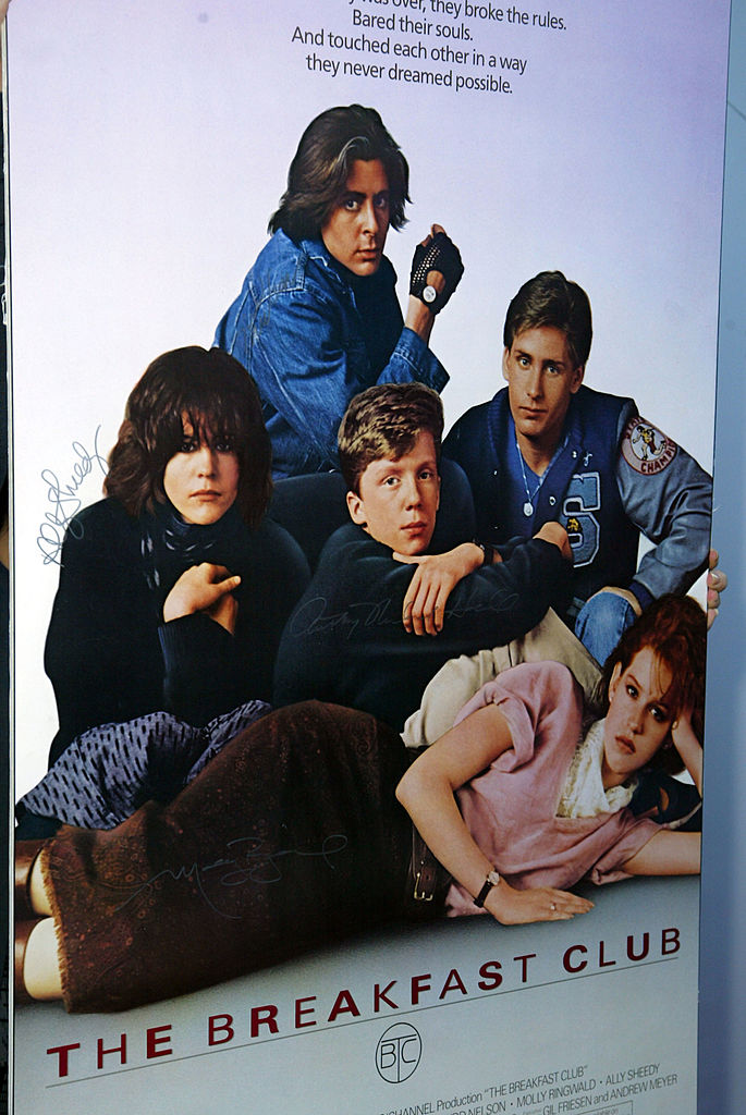 the breakfast club movie poster