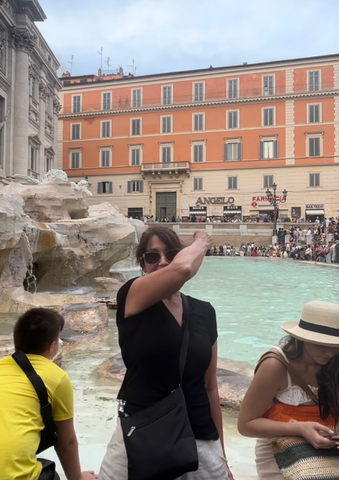 My Italian vacation and trevi fountain 