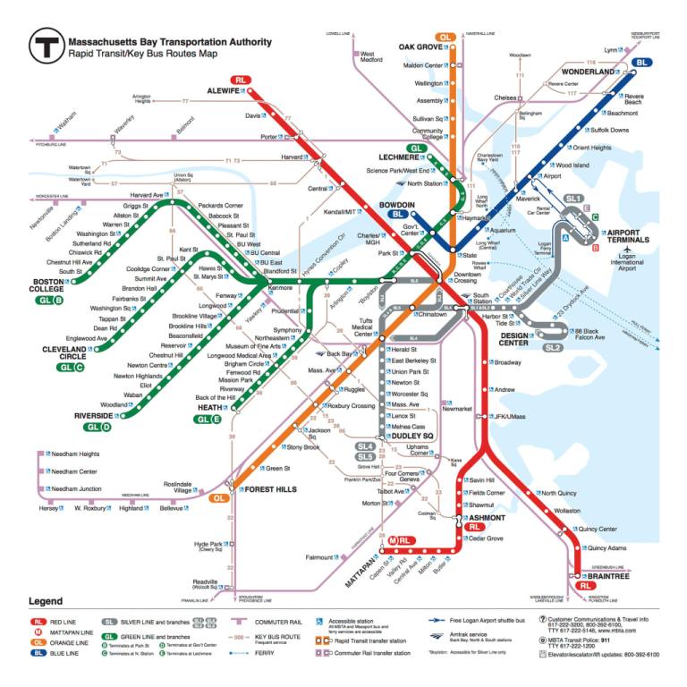 MBTA MAP 