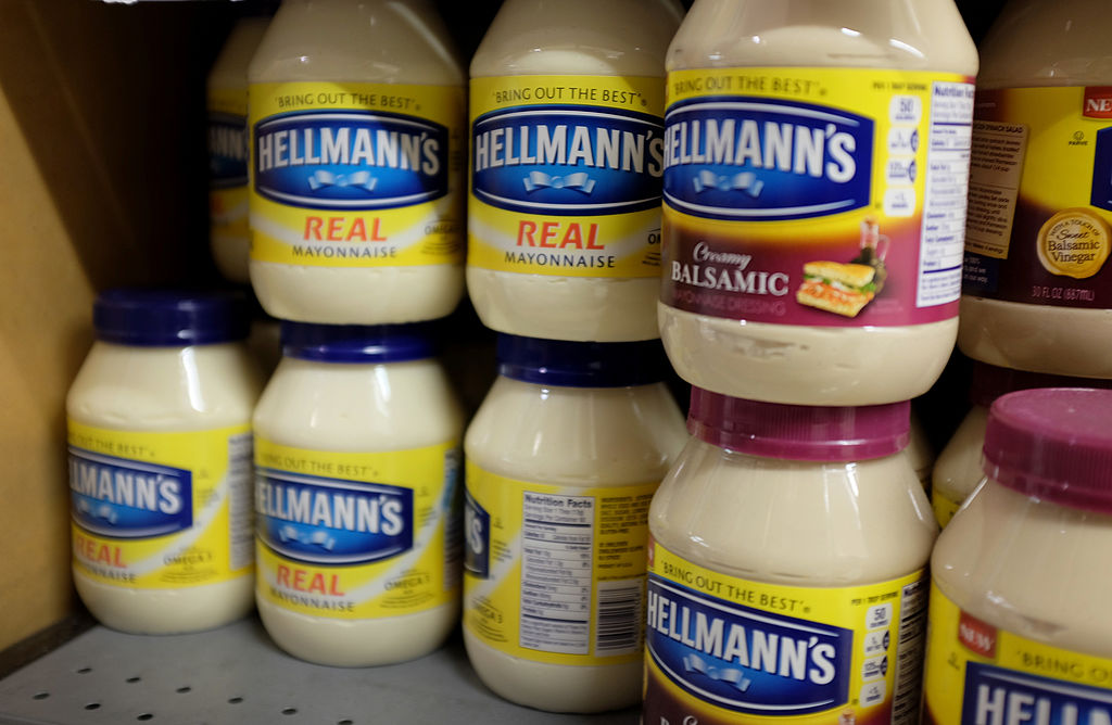 Hellman's Mayonnaise jars