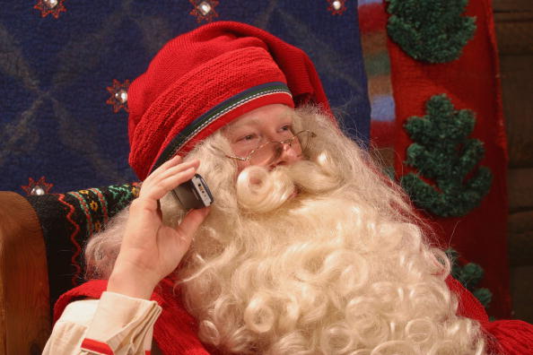 Santa Claus Takes A Call 
