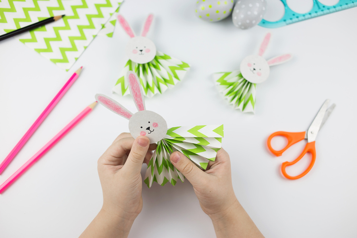 DIY Easter bunny out of paper